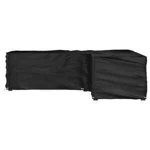 vidaXL Prevleka za vrtno pohi&scaron;tvo L oblike 16 obročkov 250x250x70 cm