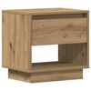 vidaXL Nočna omarica Umetni hrast 45 x 34 x 44 cm Inženirski les