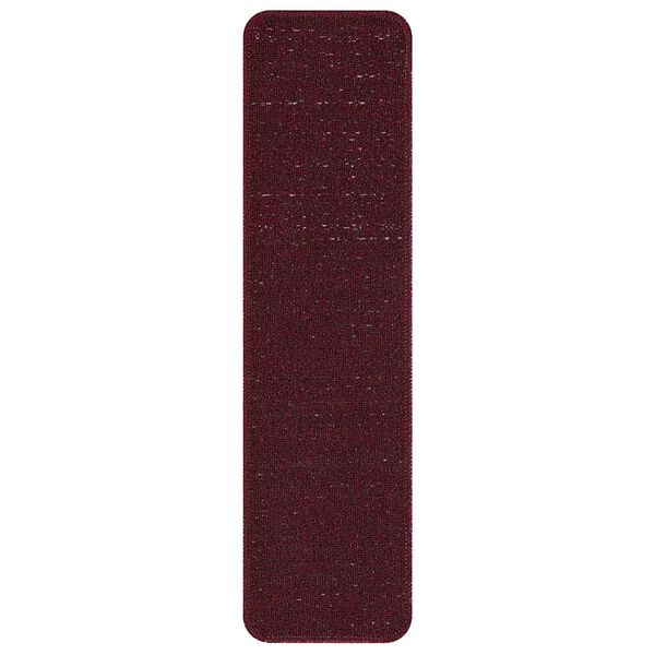 vidaXL Podloge proti zdrsu za stopnice 15 pcs Bordo rdeča 75 x 20 cm