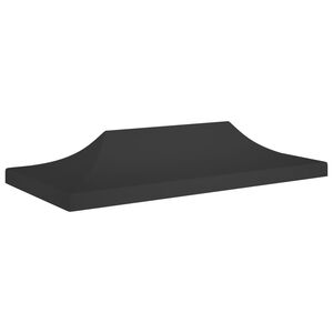 vidaXL Streha za vrtni &scaron;otor 6x3 m črna 270 g/m&sup2;