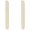 vidaXL U&scaron;esni vzglavnik krema 80 x 16 x 4 cm PVC
