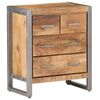 vidaXL Komoda 60x35x70 cm robusten mangov les