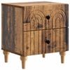 vidaXL Nočna omarica Star les 43 x 34,5 x 48 cm Inženirski les