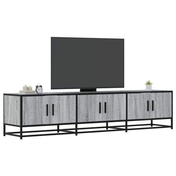 vidaXL TV omarica siva sonoma 180x35x41 cm inženirski les