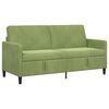 vidaXL Sofa s shrambo Svetlo zelena 172 x 78 x 87 cm Poliester