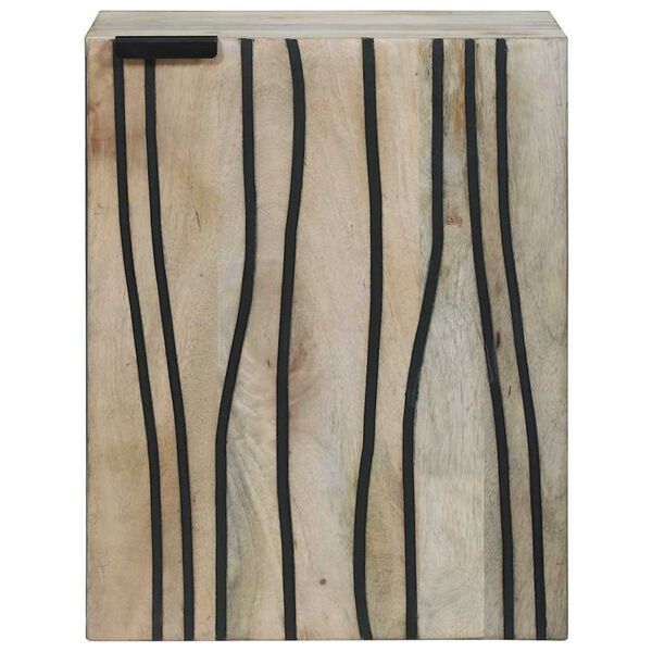 vidaXL Kopalni&scaron;ka omara za umivalnik s polico Bela 38 x 33,5 x 48 cm