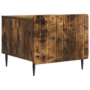 vidaXL Klubska miza Dimljen hrast 49 x 50 x 42 cm Inženirski les