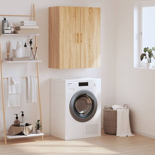 vidaXL Stenska omarica sonoma hrast 69,5x34x90 cm