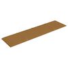 vidaXL Stenska glavna postelja 12 pcs Rjava 60 x 15 cm Žamet