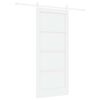 vidaXL Drsna vrata ORKDAL 86 x 198,5 cm Inženirski les Bela