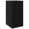 vidaXL Stenski TV kabinet 30,5 x 30 x 60 cm Črna Orehovina