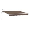 vidaXL Tkanina za senčnik Taupe 450 &times; 300 cm Poliester