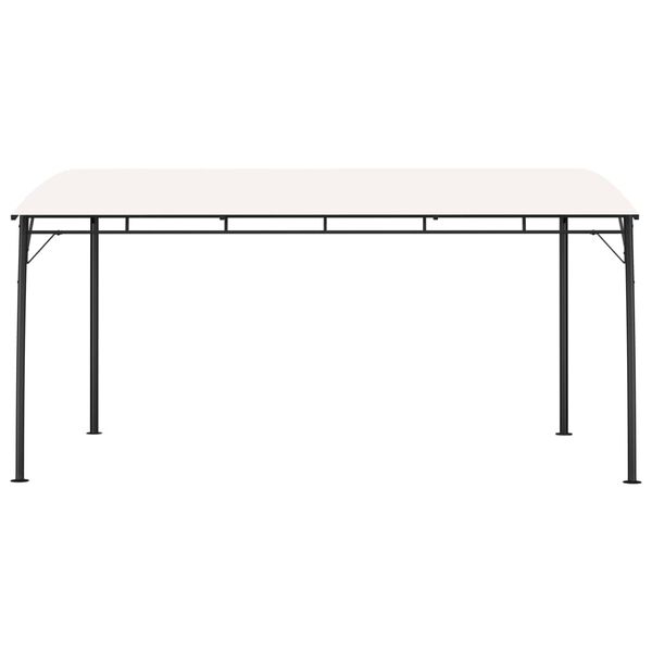 vidaXL Vrtni nadstrešek za senco 4x3x2,55 m krem