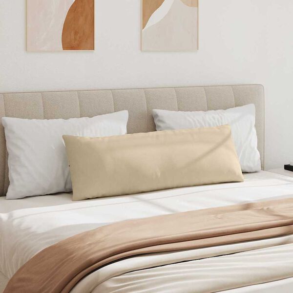 vidaXL Blazine za kavč 2 pcs krema 120 x 40 cm blago