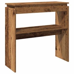vidaXL konzolna miza Stari les 80x30x80 cm inženirski les