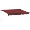 vidaXL Ročno zložljiva tenda z LED bordo 350x250 cm