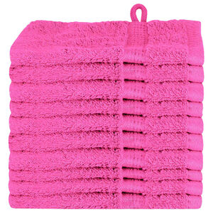 vidaXL Gostinska brisača SOLUND 10 pcs Roza 15 x 21 cm 550 gsm