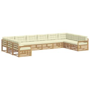vidaXL Sedežne garniture 10 kos