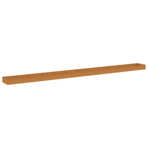 vidaXL Vrtna visoka greda 1150x100x36 cm corten jeklo