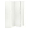 vidadXL Paravan 4-delni bel 160x180 cm jeklo