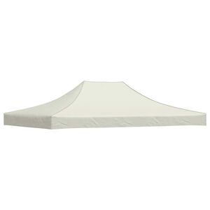 vidaXL Streha za vrtni &scaron;otor 4x3 m krem 270 g/m&sup2;