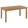 vidaXL Klubska mizica iz tikovine 90x50x45 cm