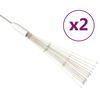 vidaXL Zunanje novoletne lučke 2 kosa večbarvne 20 cm 280 LED