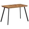 vidaXL Jedilna miza 120x62x76 cm trdna tikovina