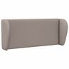 vidaXL U&scaron;esni vzglavnik Taupe 40 x 23 x 6 cm blago
