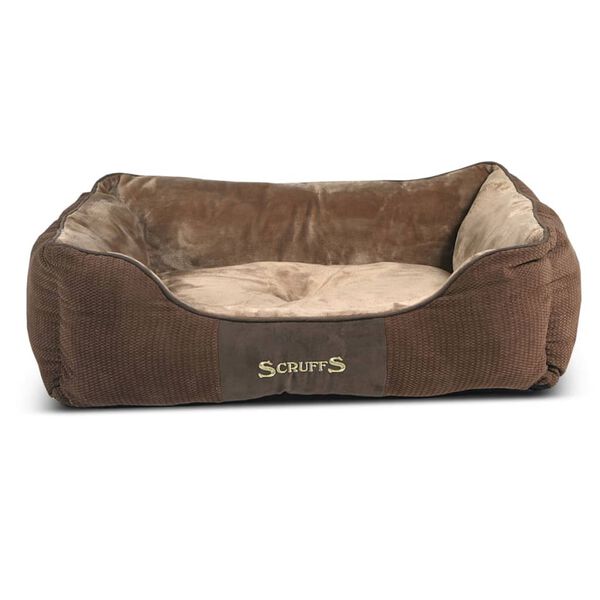 Scruffs & Tramps Pasja postelja "Chester" L 75x60cm rjava 1167
