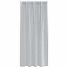 vidaXL Voile zavesa z zavesami 2 pcs Temno siva 175 x 140 cm Poliester