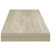 vidaXL Stenske police 4 kosi barva hrasta 80x23,5x3,8 cm MDF