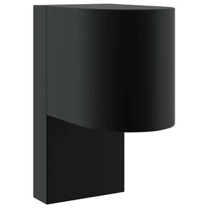vidaXL Zunanja stenska luč Črna 12 x 7 x 15 cm Nerjaveče jeklo