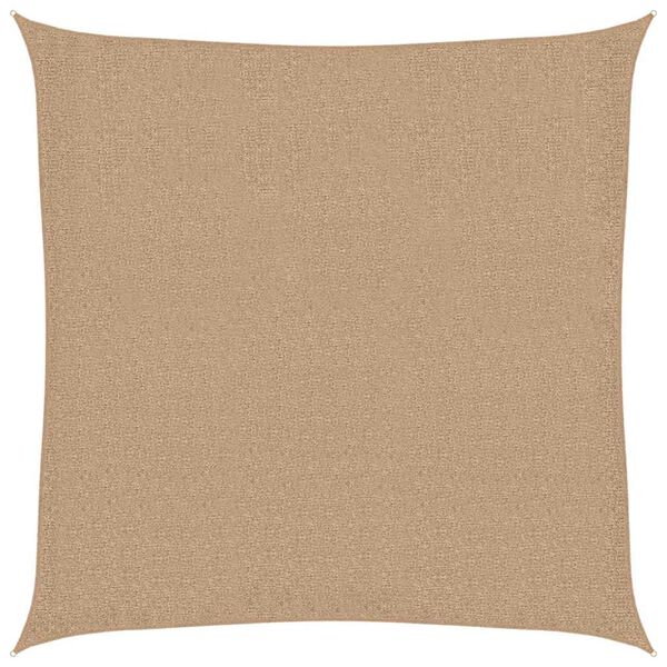 vidaXL Senčno jadro 160 g/m&sup2; taupe 7x7 m HDPE