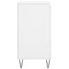 vidaXL Komoda bela 60x35x70 cm inženirski les
