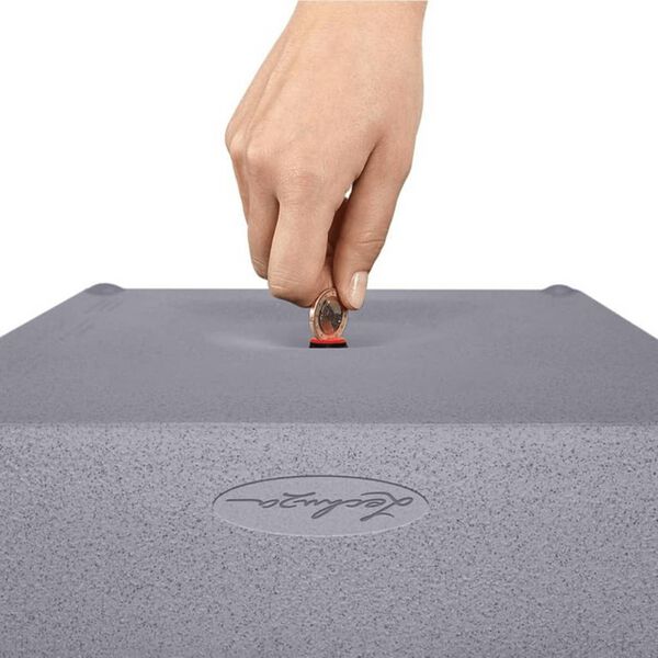 LECHUZA Korito CANTO Stone 40 High ALL-IN-ONE kamnito sive barve