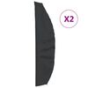 vidaXL Prevleka za vrtni senčnik 2 kosa 280x30/81/45 cm 420D oxford