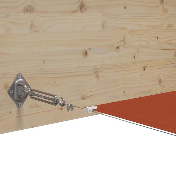 vidaXL Vertikalna markiza terakota 140x600 cm tkanina oxford