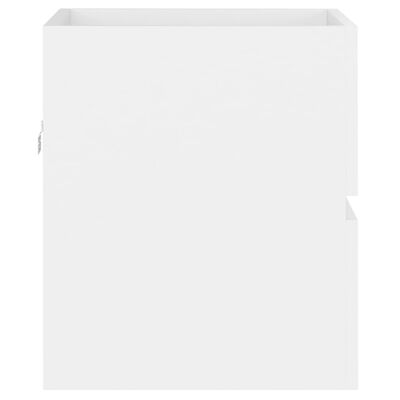 vidaXL Omarica za umivalnik bela 41x38,5x45 cm iverna plošča