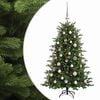 vidaXL Umetna božična jelka z bučko 120 cm 150 LED Toplo bela