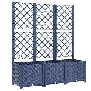 vidaXL Vrt Modro sivo 120 x 40 x 136 cm