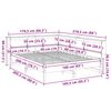 vidaXL Knjižna postelja brez vzmetnice 160x200 cm trdna borovina