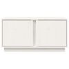 vidaXL TV omarica bela 80x35x40,5 cm trdna borovina