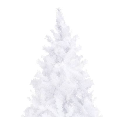 vidaXL Umetna osvetljena novoletna jelka 300 cm bela