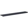 vidaXL Okenski nadstre&scaron;ek Antracit z lesnim vzorcem 120 x 25 x 4,5 cm