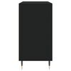 vidaXL Komoda črna 103,5x35x70 cm inženirski les
