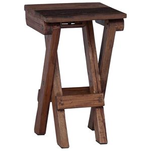 vidaXL Stolica Naravna 30 x 30 x 48 cm Trden predelan les