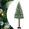 vidaXL Ožja jelka Zelena 180 cm PVC in trden bor