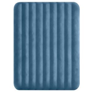 INTEX Zračna postelja s črpalko INTEX Temno modra in siva PVC
