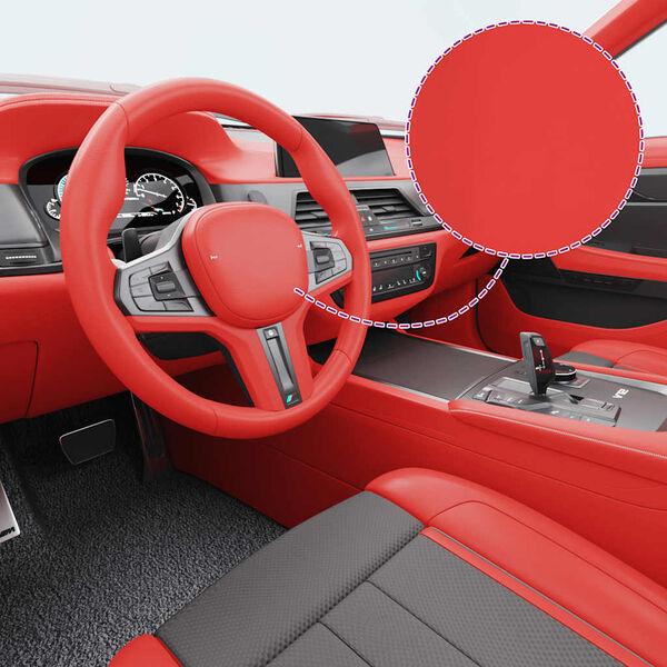 vidaXL Folija za avto mat rdeča 100x150 cm